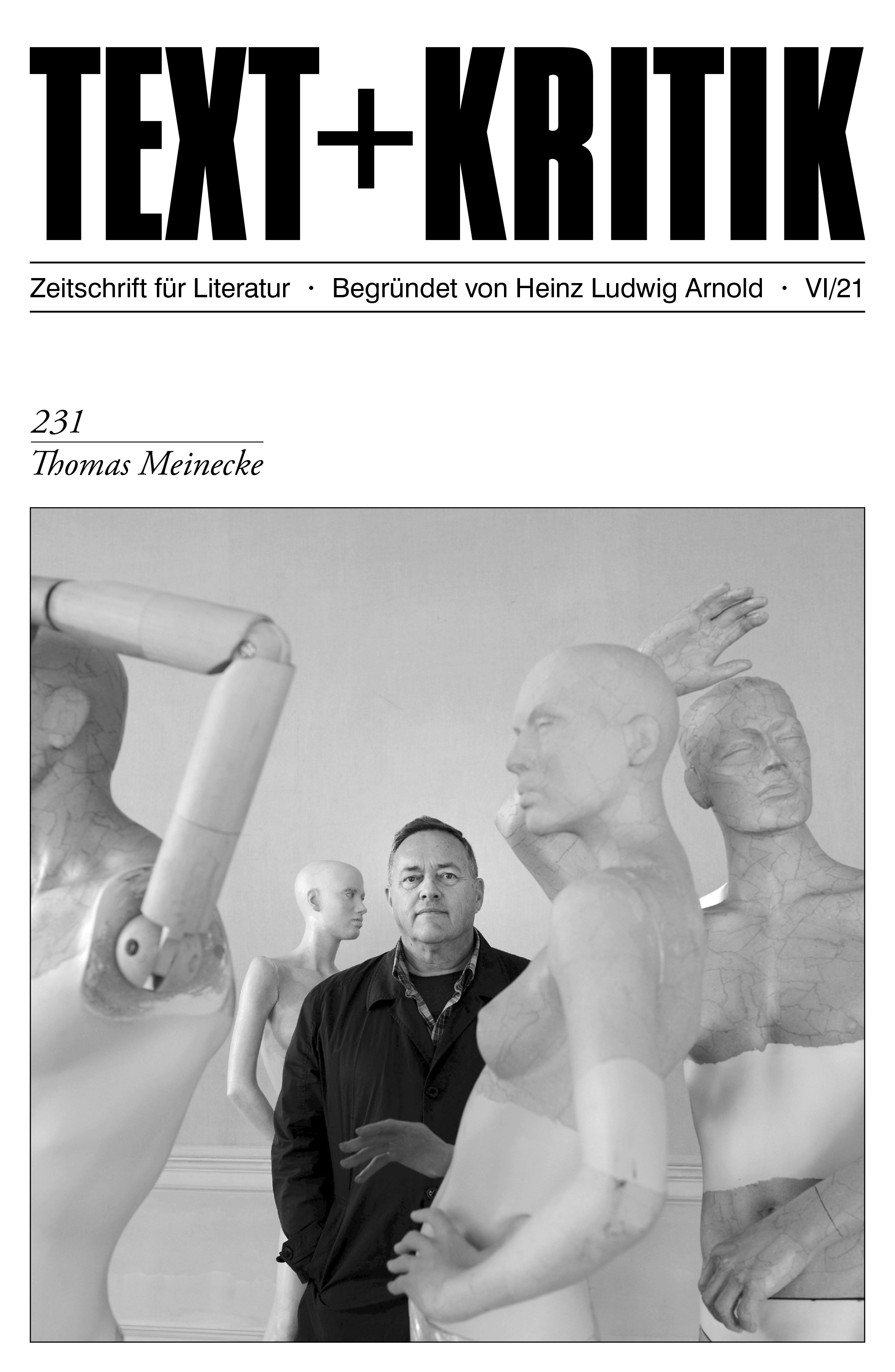 Обложка книги «TEXT + KRITIK 231 - Thomas Meinecke»