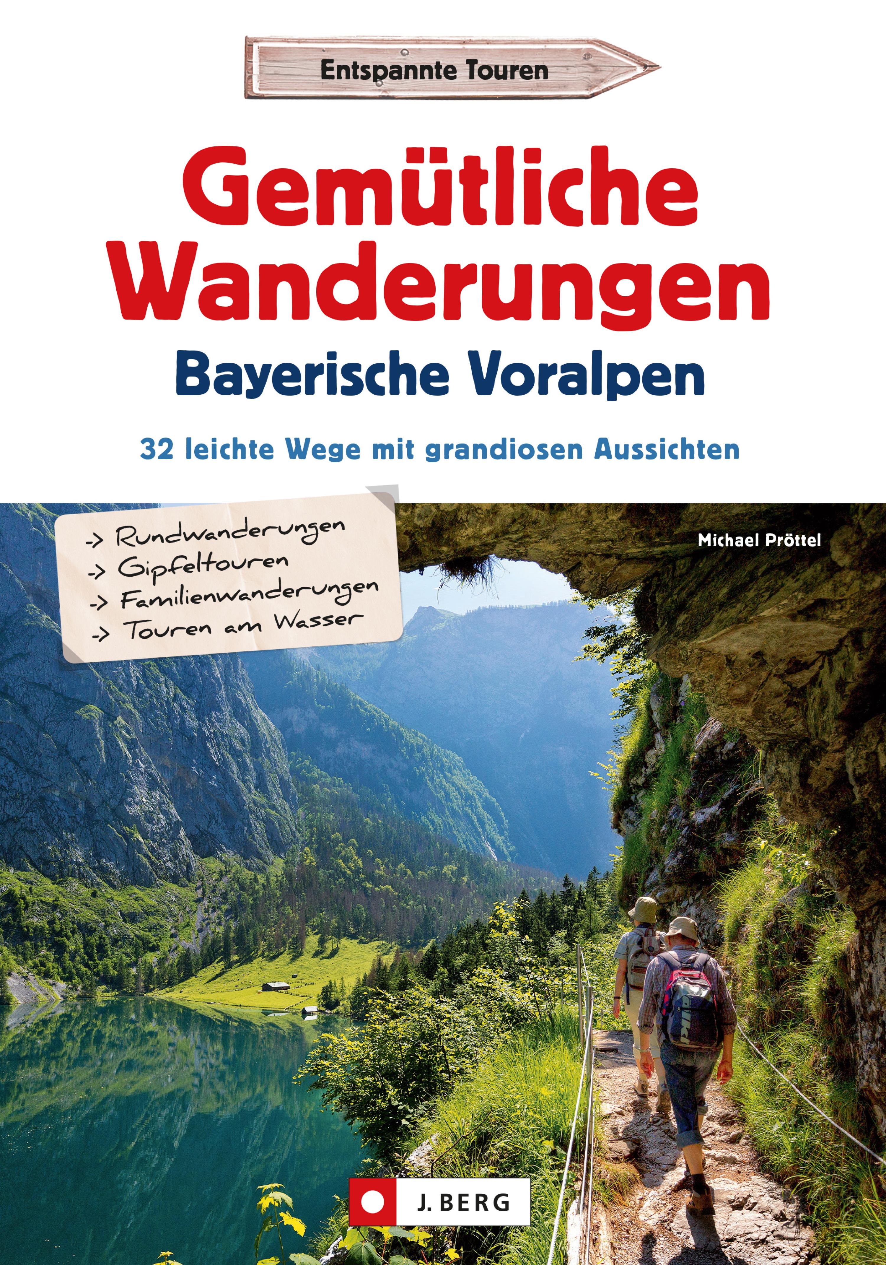 Обложка книги «Gemütliche Wanderungen in den Bayerischen Voralpen»