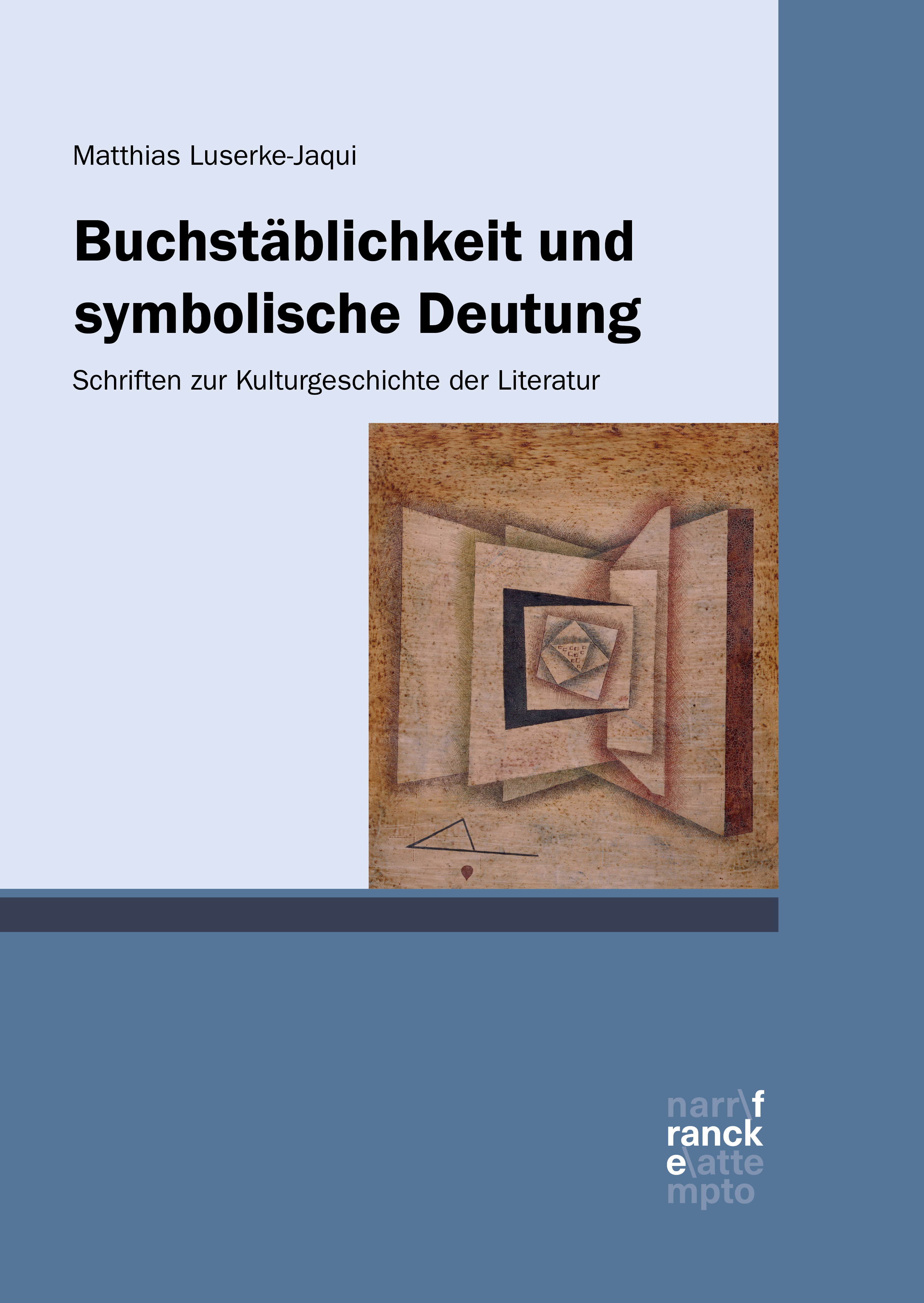 Обложка книги «Buchstäblichkeit und symbolische Deutung»