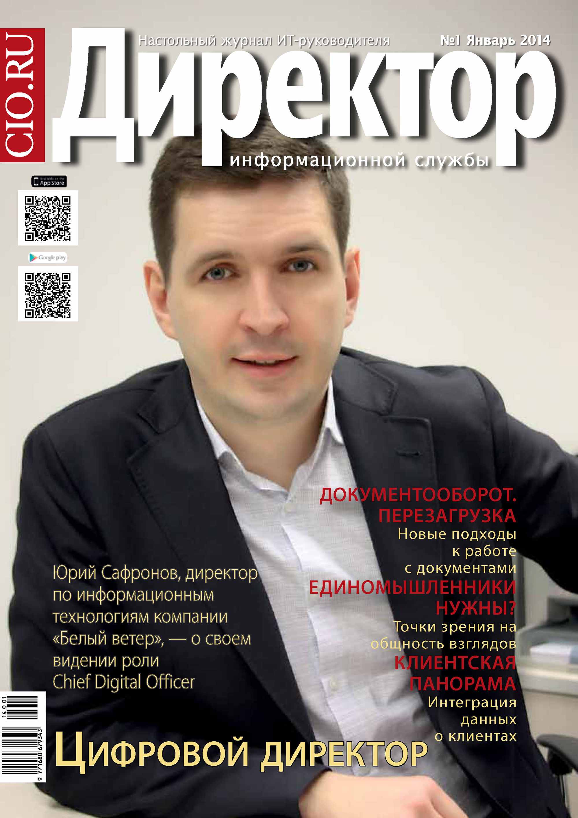 Обложка книги «Директор информационной службы №01/2014»