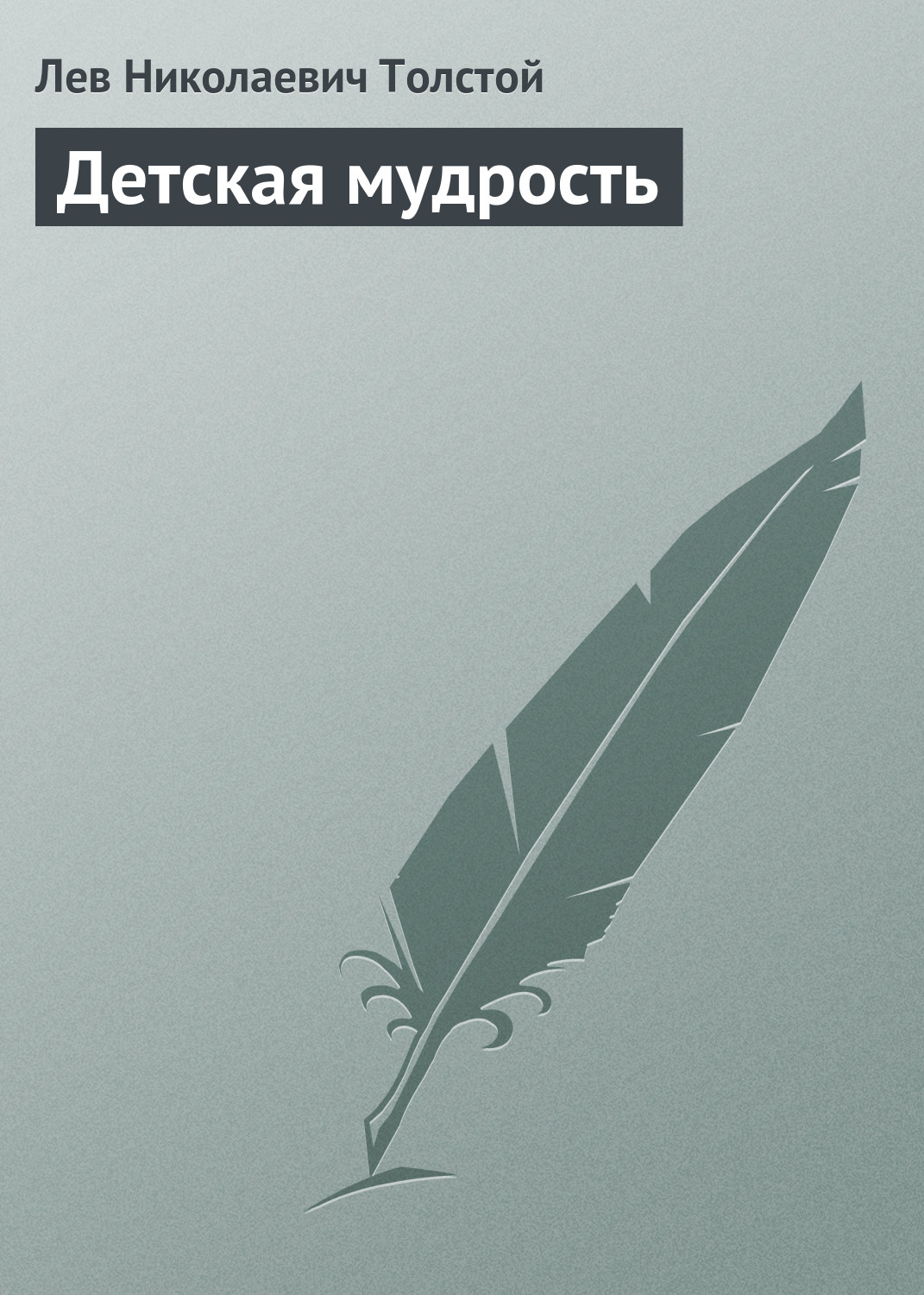 Обложка книги «Детская мудрость»