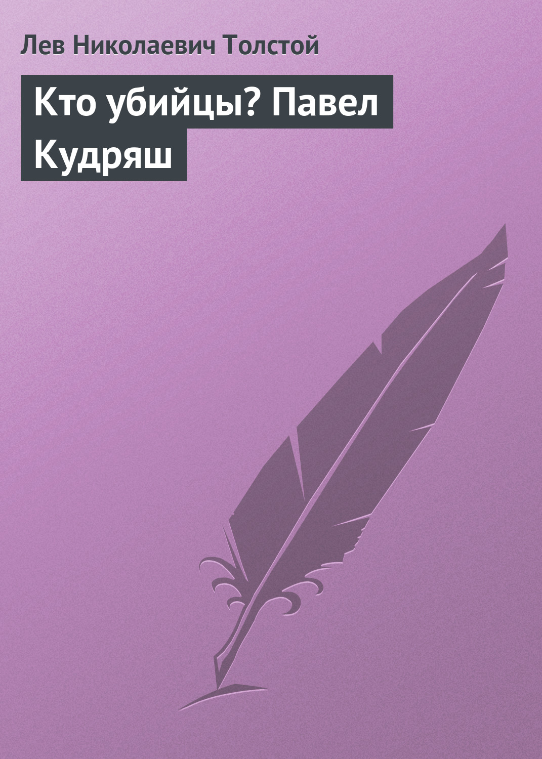 Обложка книги «Кто убийцы? Павел Кудряш»