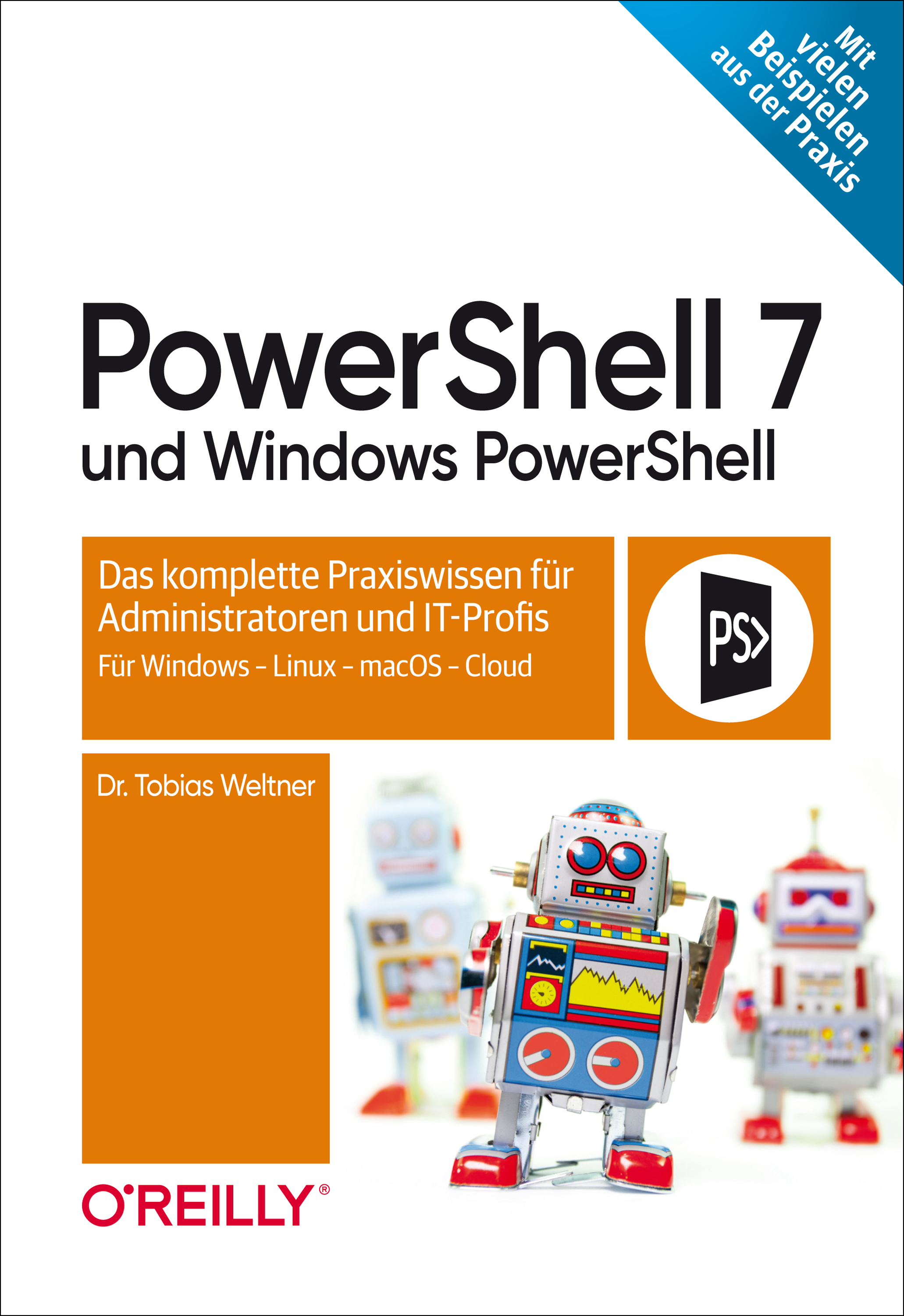 Обложка книги «PowerShell 7 und Windows PowerShell»
