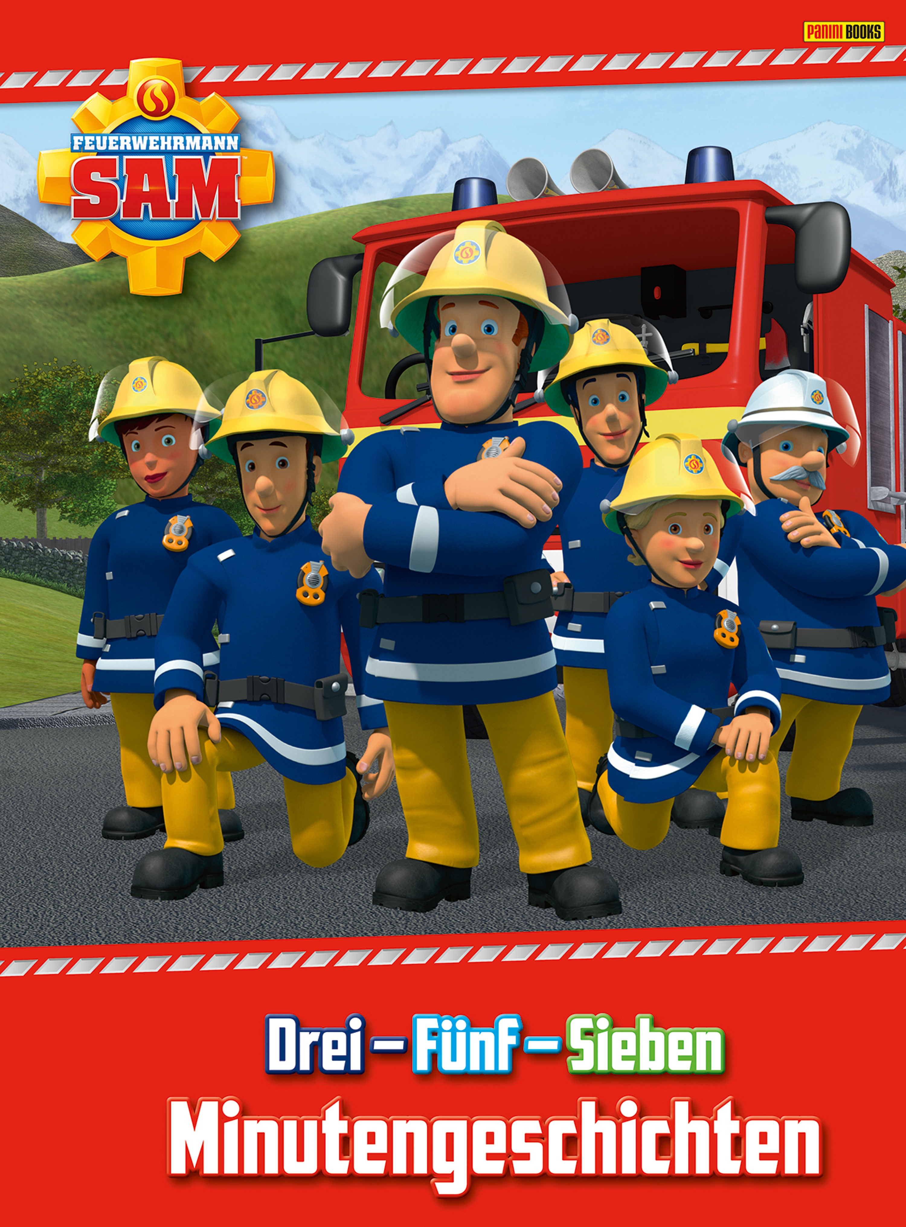 Обложка книги «Feuerwehrmann Sam - Drei - Fünf - Sieben Minutengeschichten»
