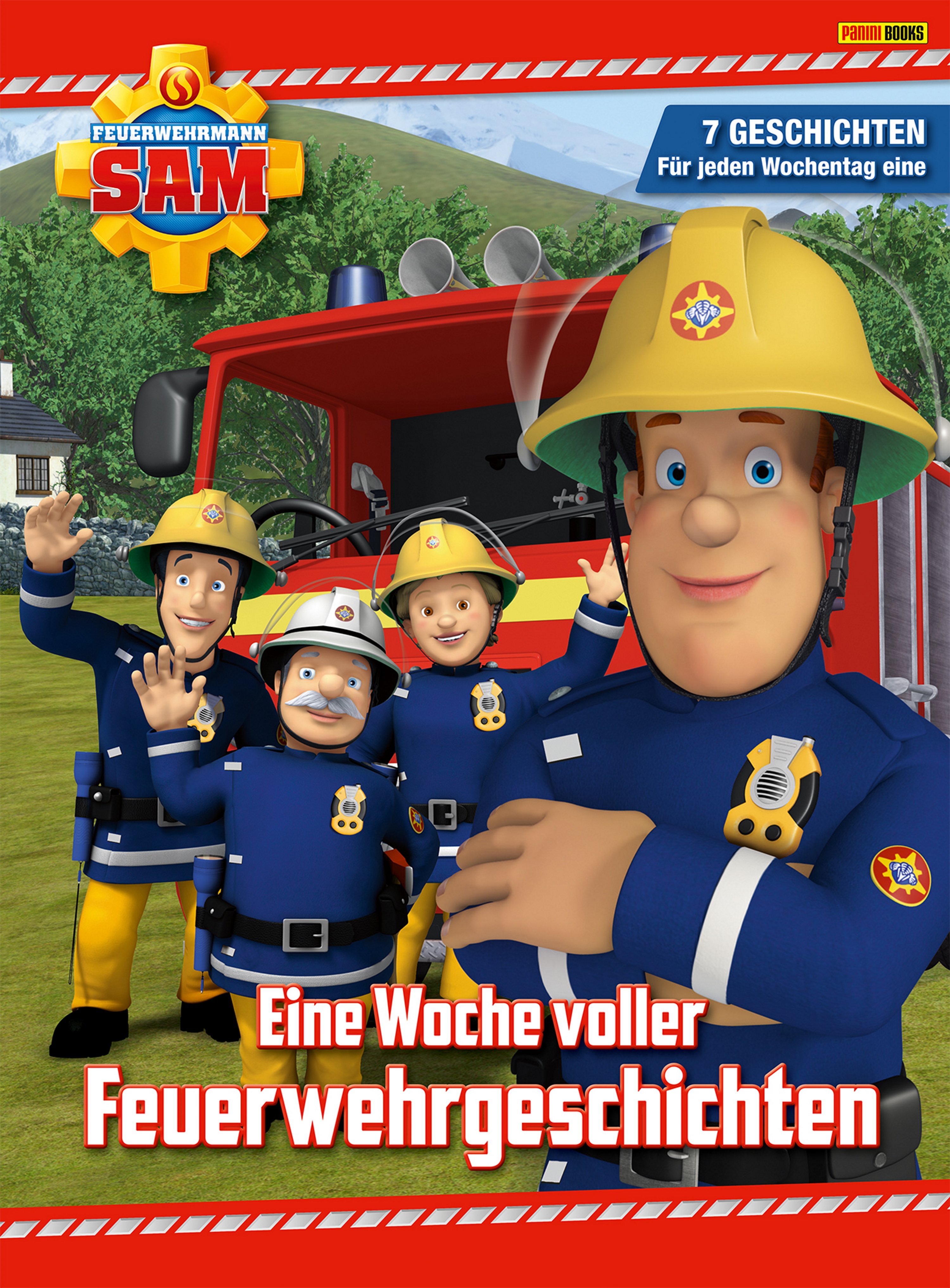 Обложка книги «Feuerwehrmann Sam - Eine Woche voller Feuerwehrgeschichten»