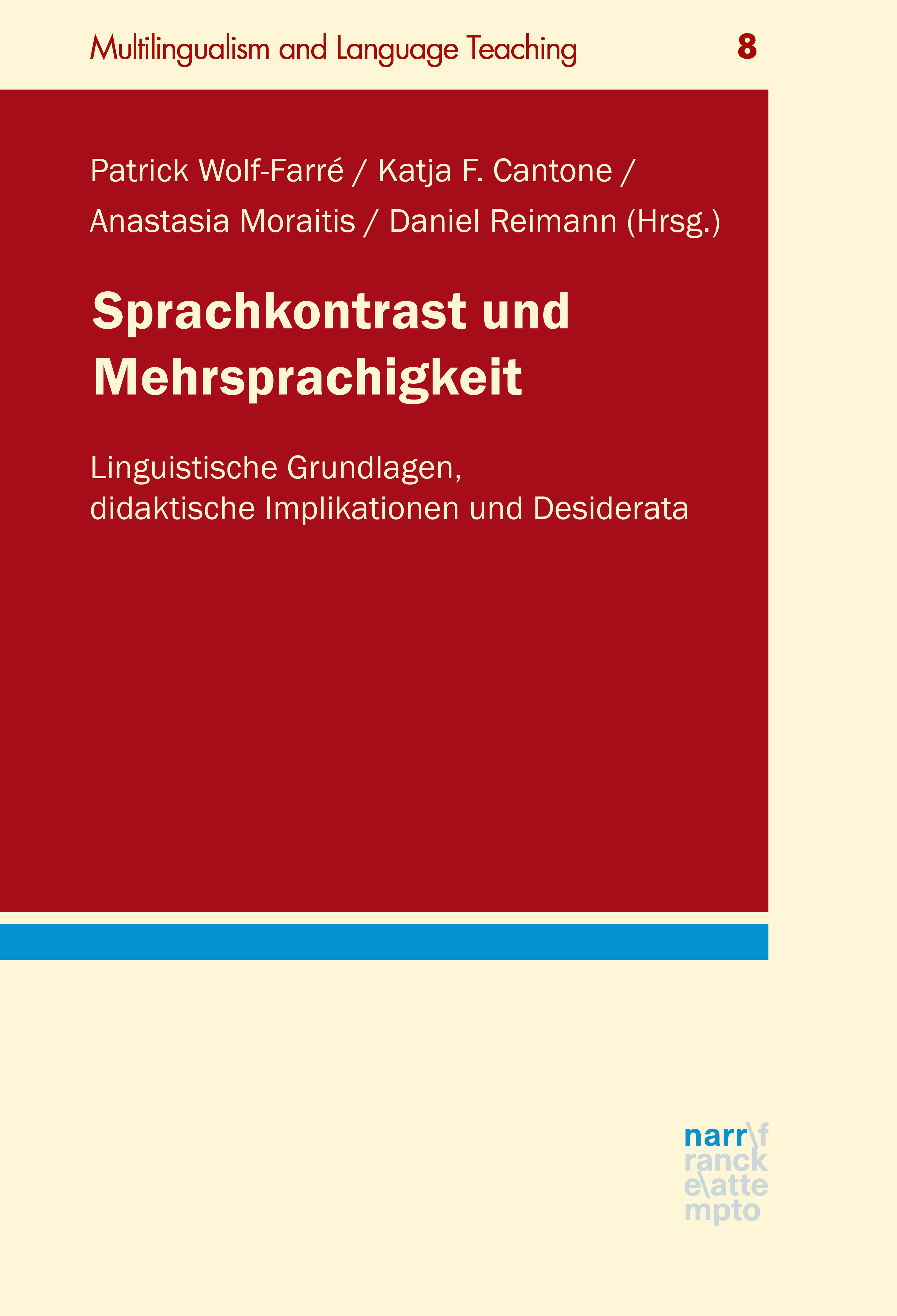 Обложка книги «Sprachkontrast und Mehrsprachigkeit»