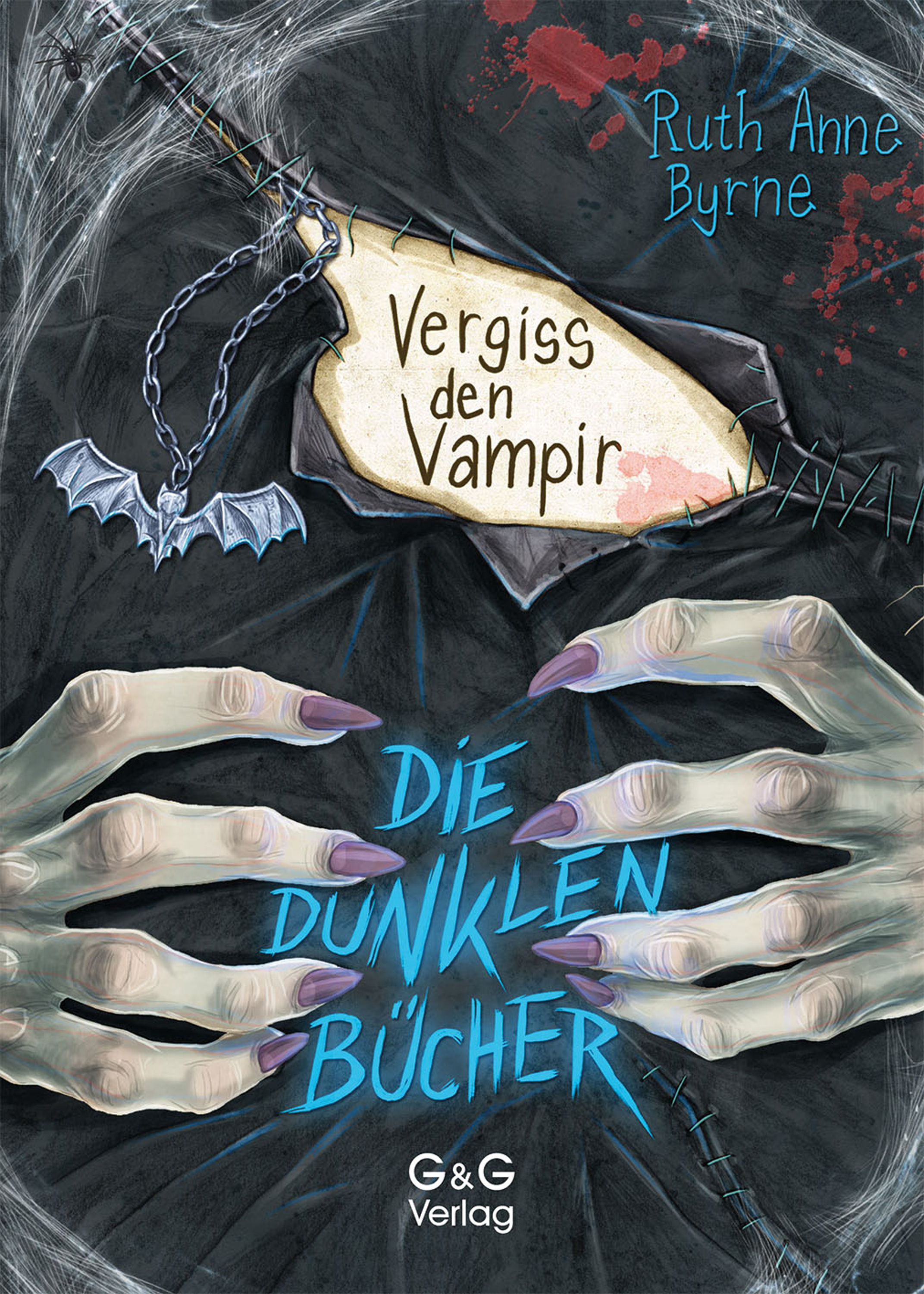 Обложка книги «Die dunklen Bücher - Vergiss den Vampir»