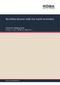 Обложка книги «Nachtlied (wieder sinkt die Nacht hernieder)»