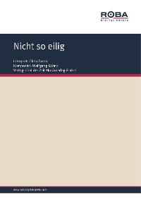 Обложка книги «Nicht so eilig»