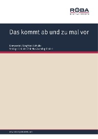Обложка книги «Das kommt ab und zu mal vor»