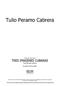 Обложка книги «Tres Imágenes Cubanas»