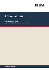 Обложка книги «Anno dazumal»