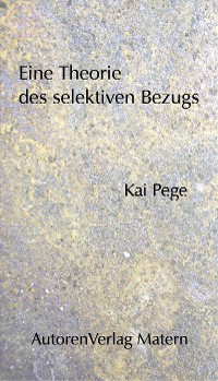 Обложка книги «Eine Theorie des selektiven Bezugs»