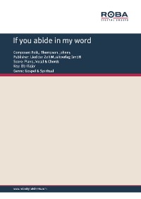 Обложка книги «If you abide in my word»