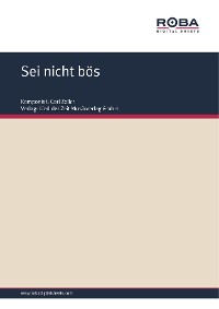 Обложка книги «Sei nicht bös»