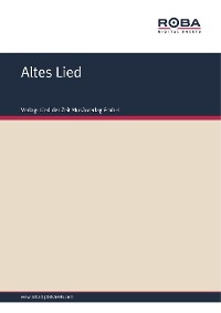 Обложка книги «Altes Lied»