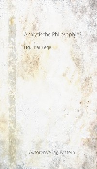 Обложка книги «Analytische Philosophie?»