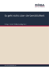 Обложка книги «Es geht nichts über die Gemütlichkeit»