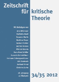Обложка книги «Zeitschrift für kritische Theorie / Zeitschrift für kritische Theorie, Heft 34/35»