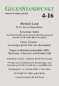 Обложка книги «GegenStandpunkt 4-16»