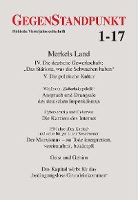 Обложка книги «GegenStandpunkt 1-17»