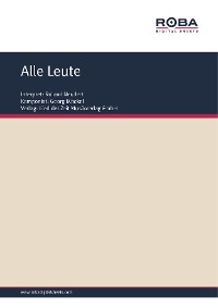 Обложка книги «Alle Leute»