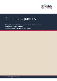 Обложка книги «Chant sans paroles»