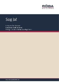 Обложка книги «Sag Ja!»