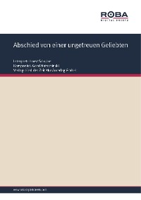 Обложка книги «Abschied von einer ungetreuen Geliebten»