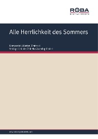 Обложка книги «Alle Herrlichkeit des Sommers»