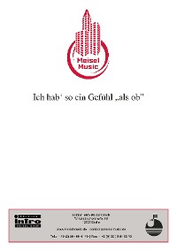 Обложка книги «Ich hab‘ so ein Gefühl als ob»