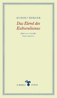Обложка книги «Das Elend des Kulturalismus»
