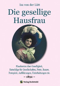 Обложка книги «Die gesellige Hausfrau 1892»