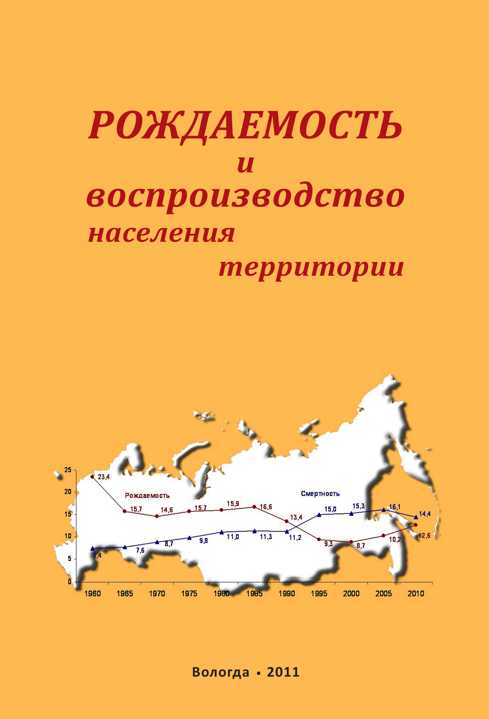 Обложка книги «Рождаемость и воспроизводство населения территории»