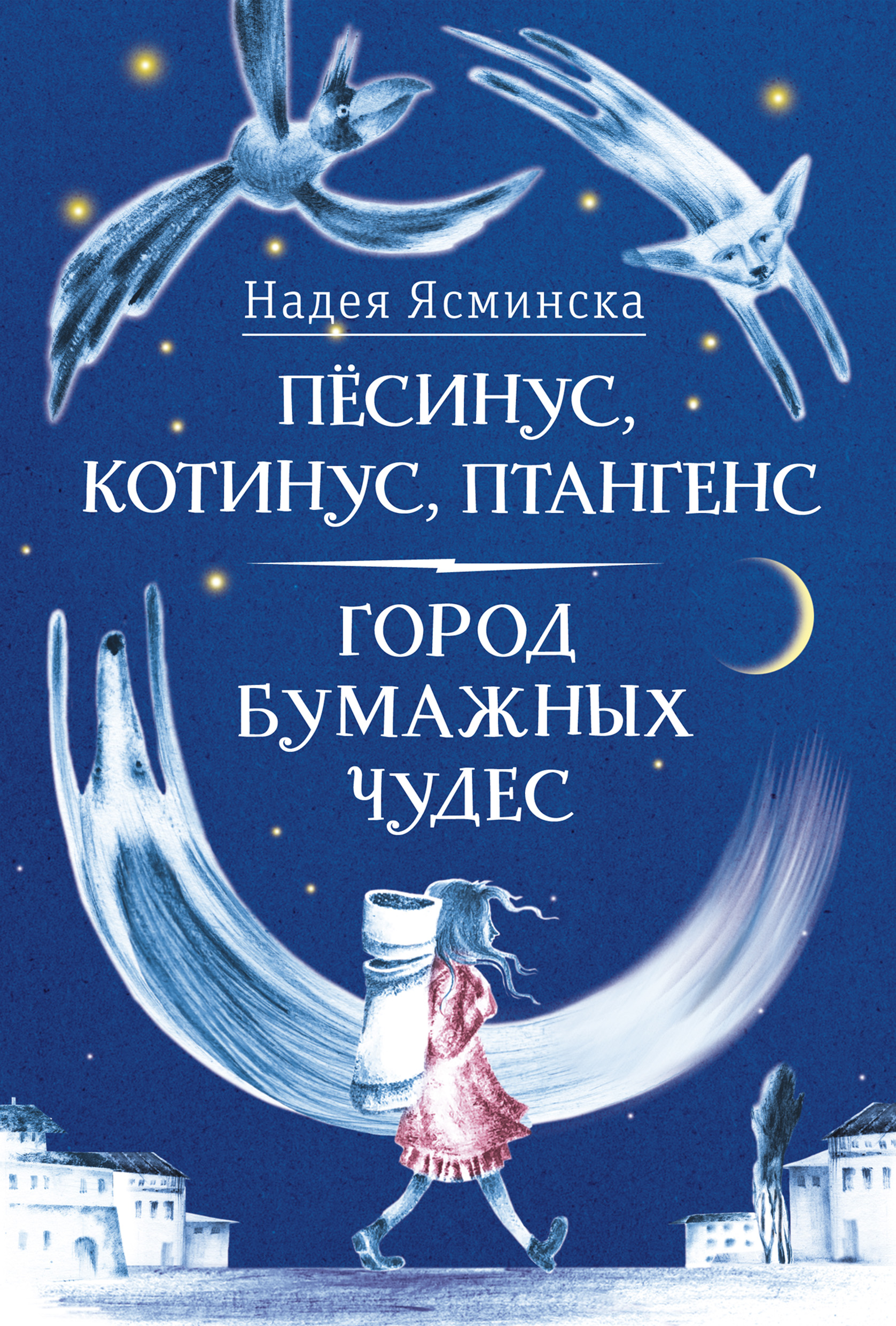 Обложка книги «Пёсинус, Котинус, Птангенс: Озадаченная история. Город бумажных чудес: Изобретательная история»