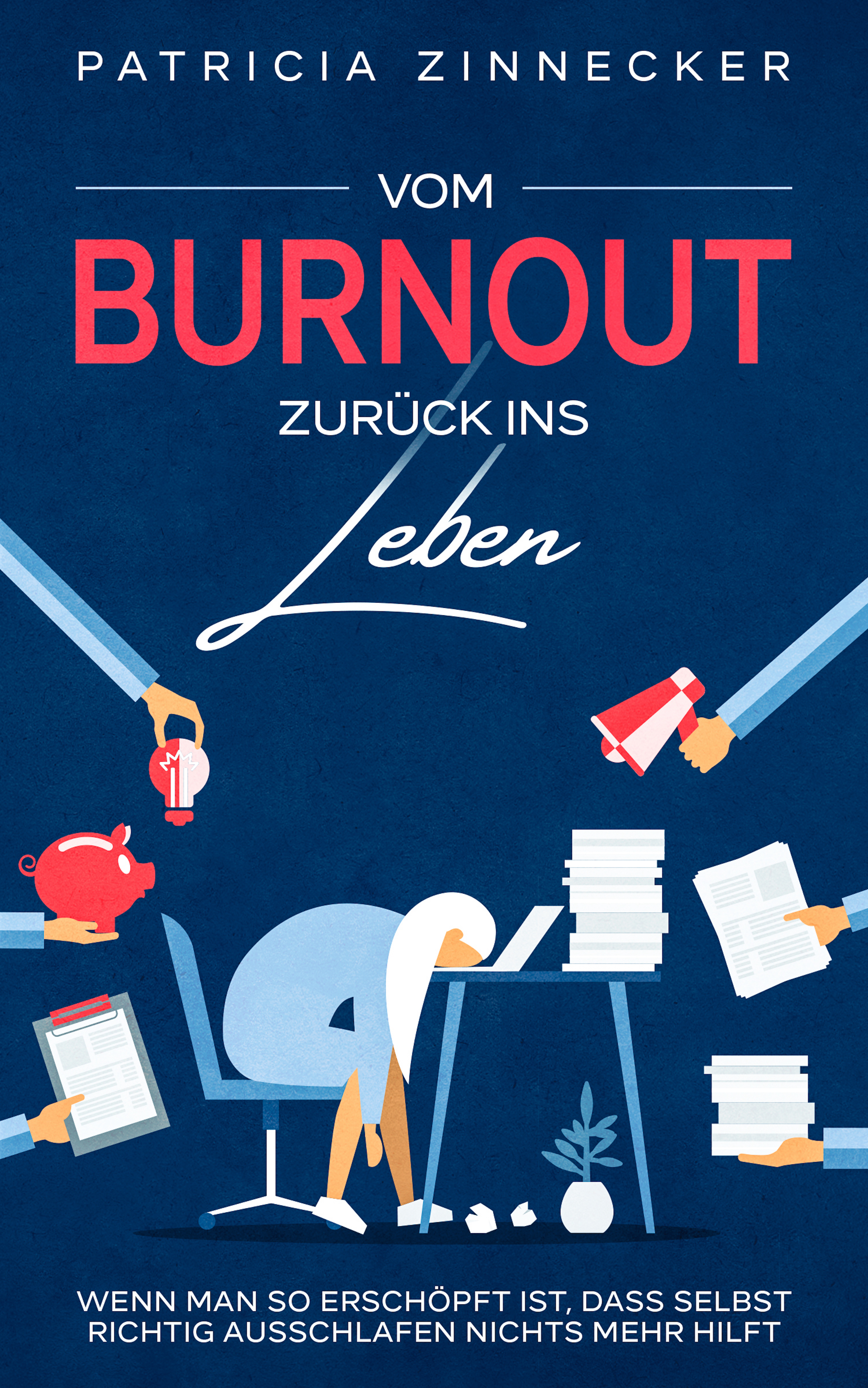 Обложка книги «Vom Burnout zurück ins Leben»