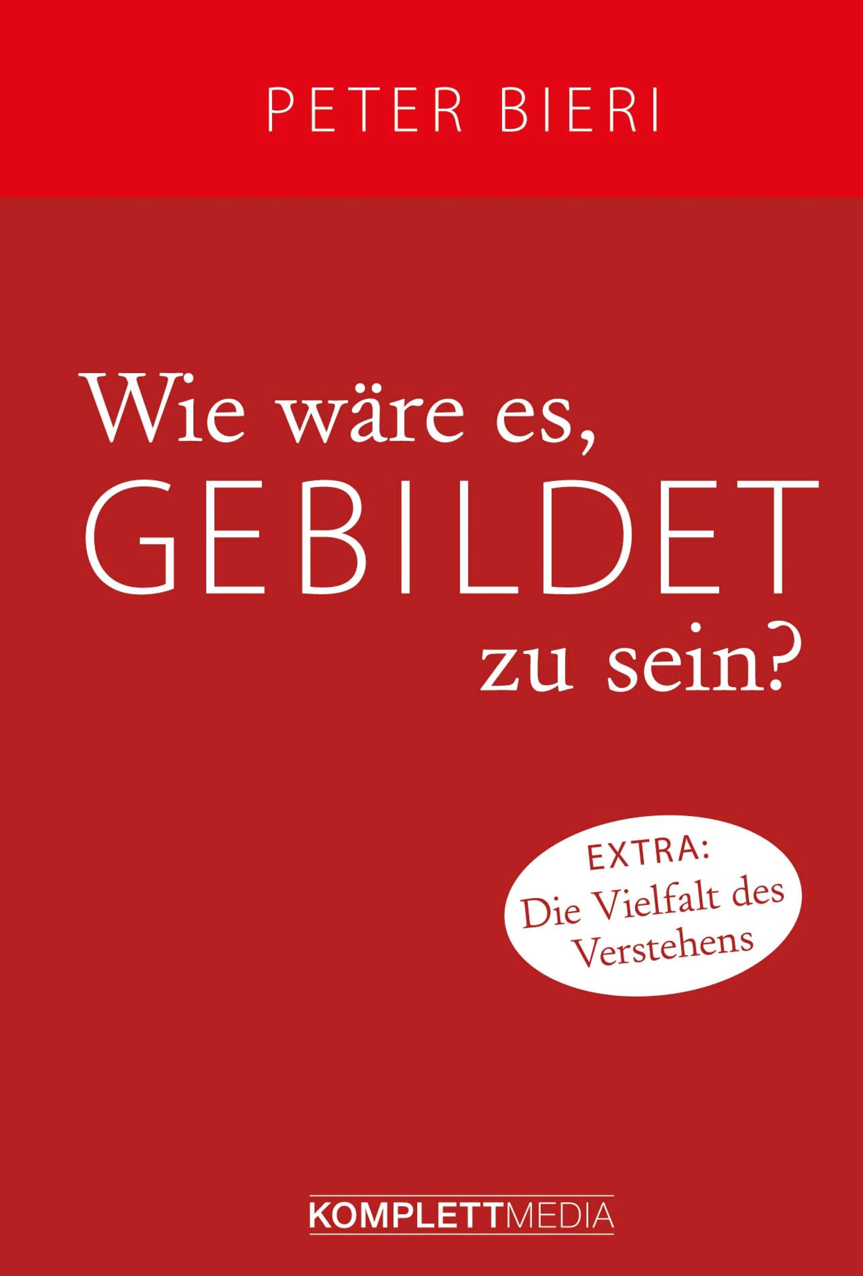 Обложка книги «Wie wäre es, gebildet zu sein?»