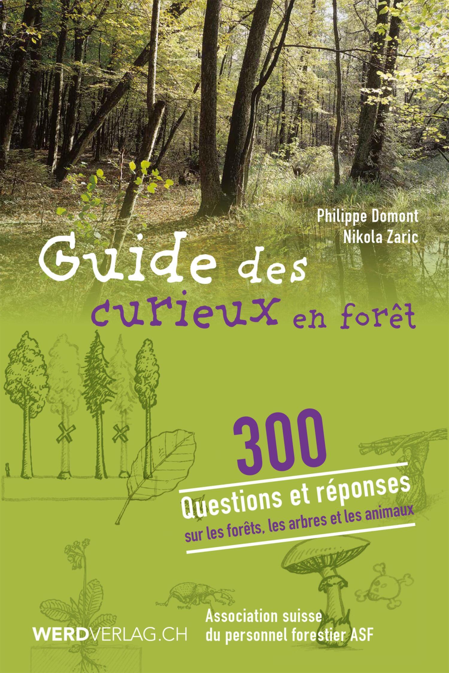 Обложка книги «Guide des curieux en forêt»
