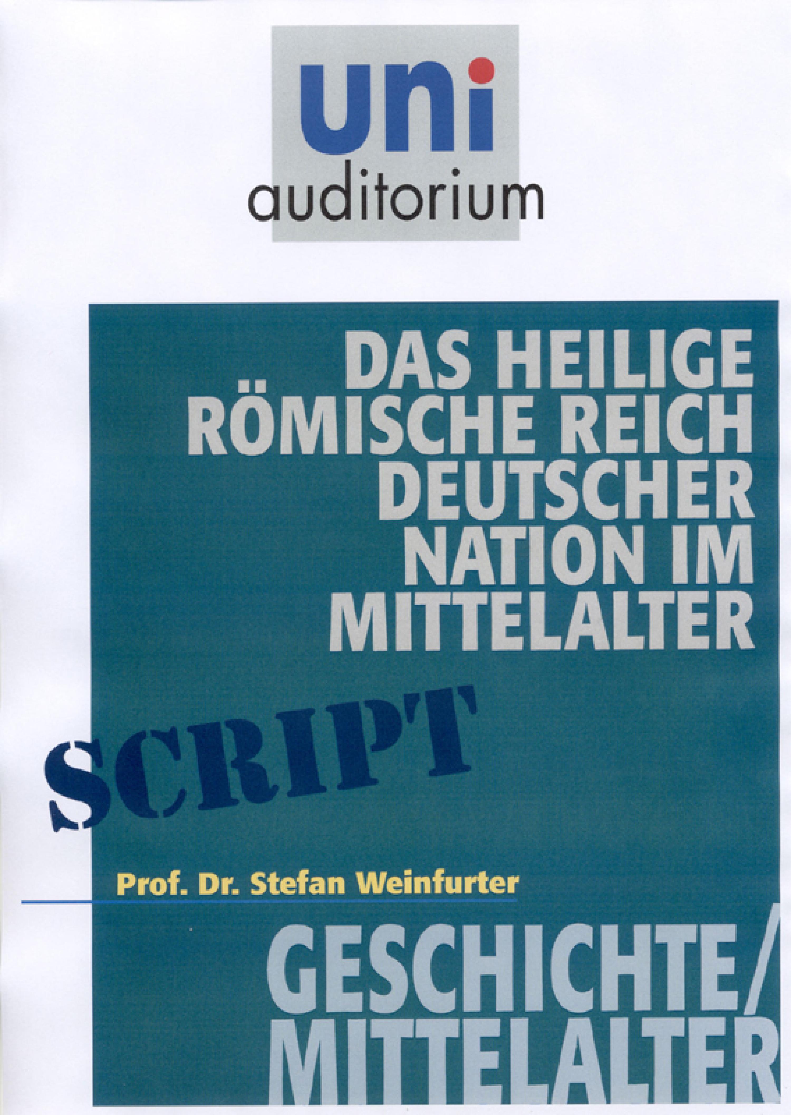 Обложка книги «Das heilige römisches Reich deutscher Nation im Mittelalter»