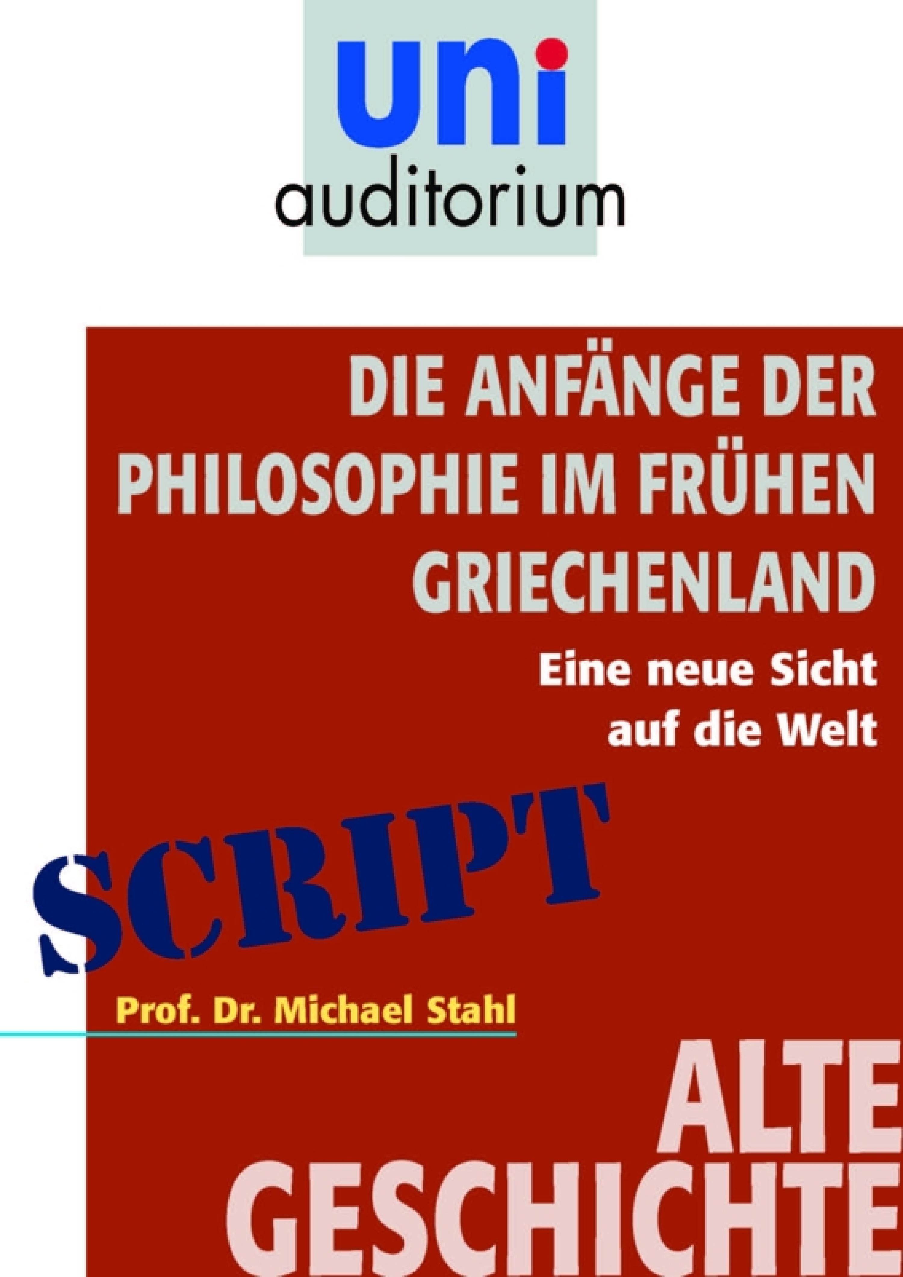 Обложка книги «Die Anfänge der Philosophie im frühen Griechenland»