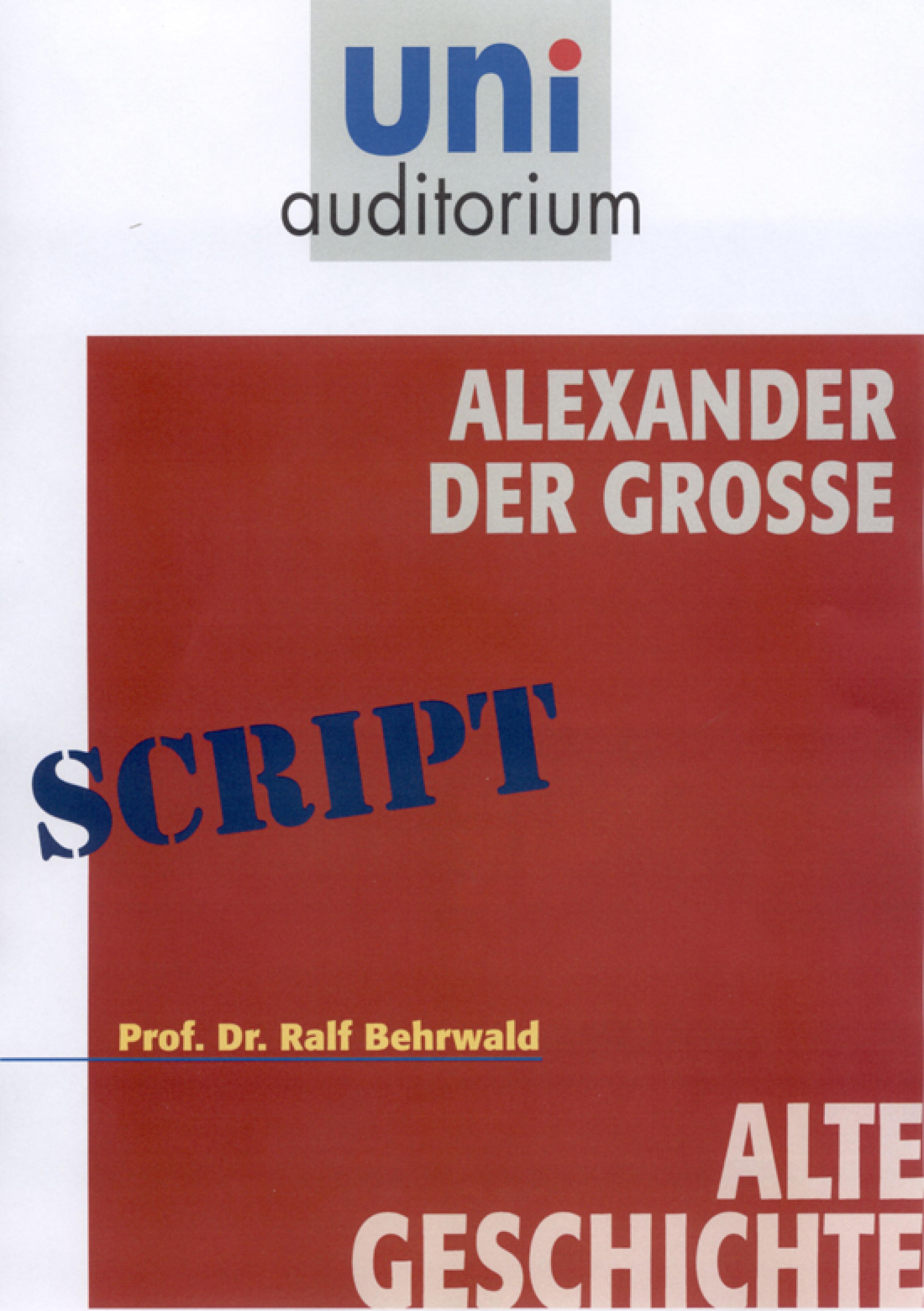 Обложка книги «Alexander der Gro»