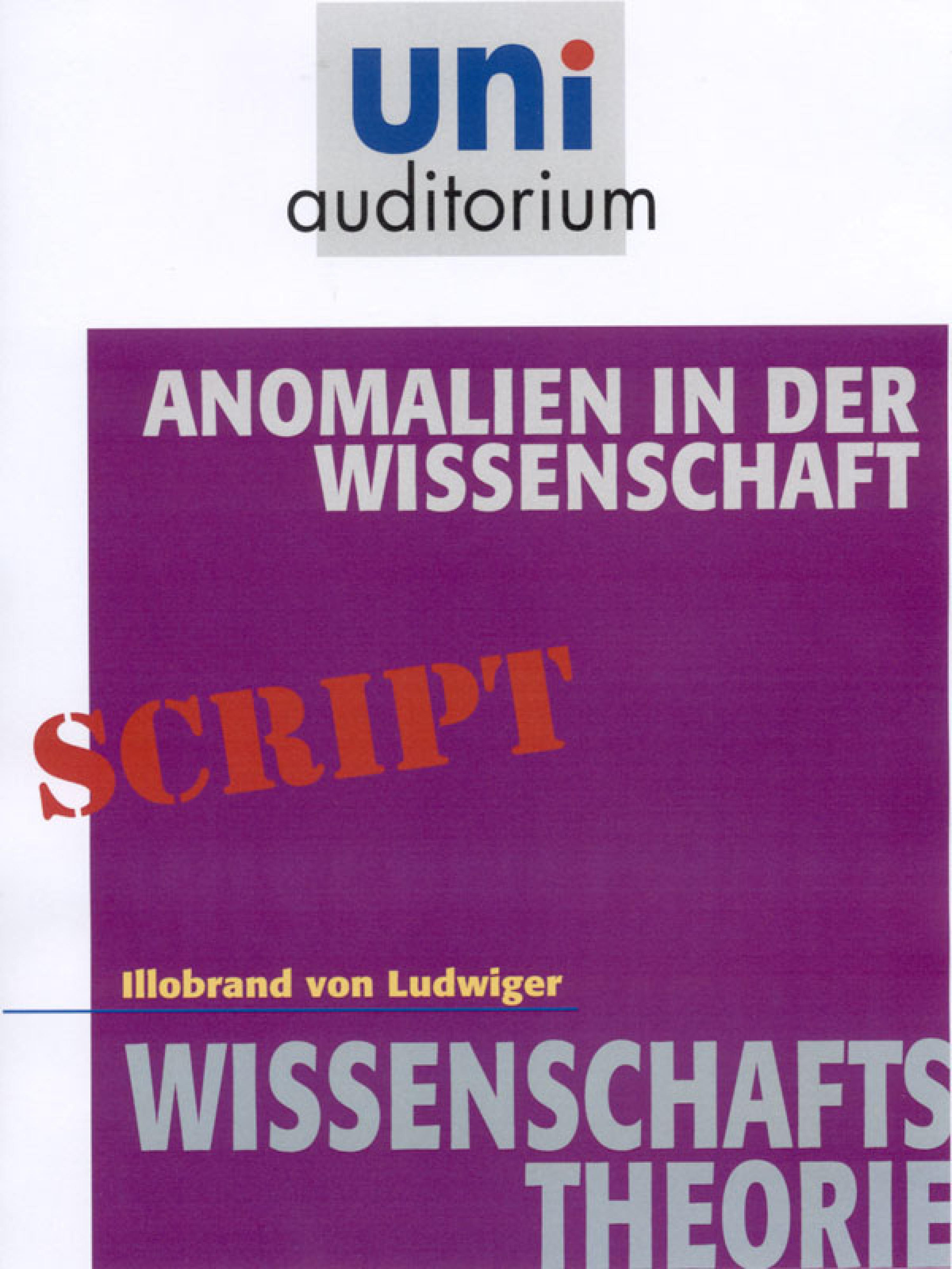 Обложка книги «Anomalien in der Wissenschaft»