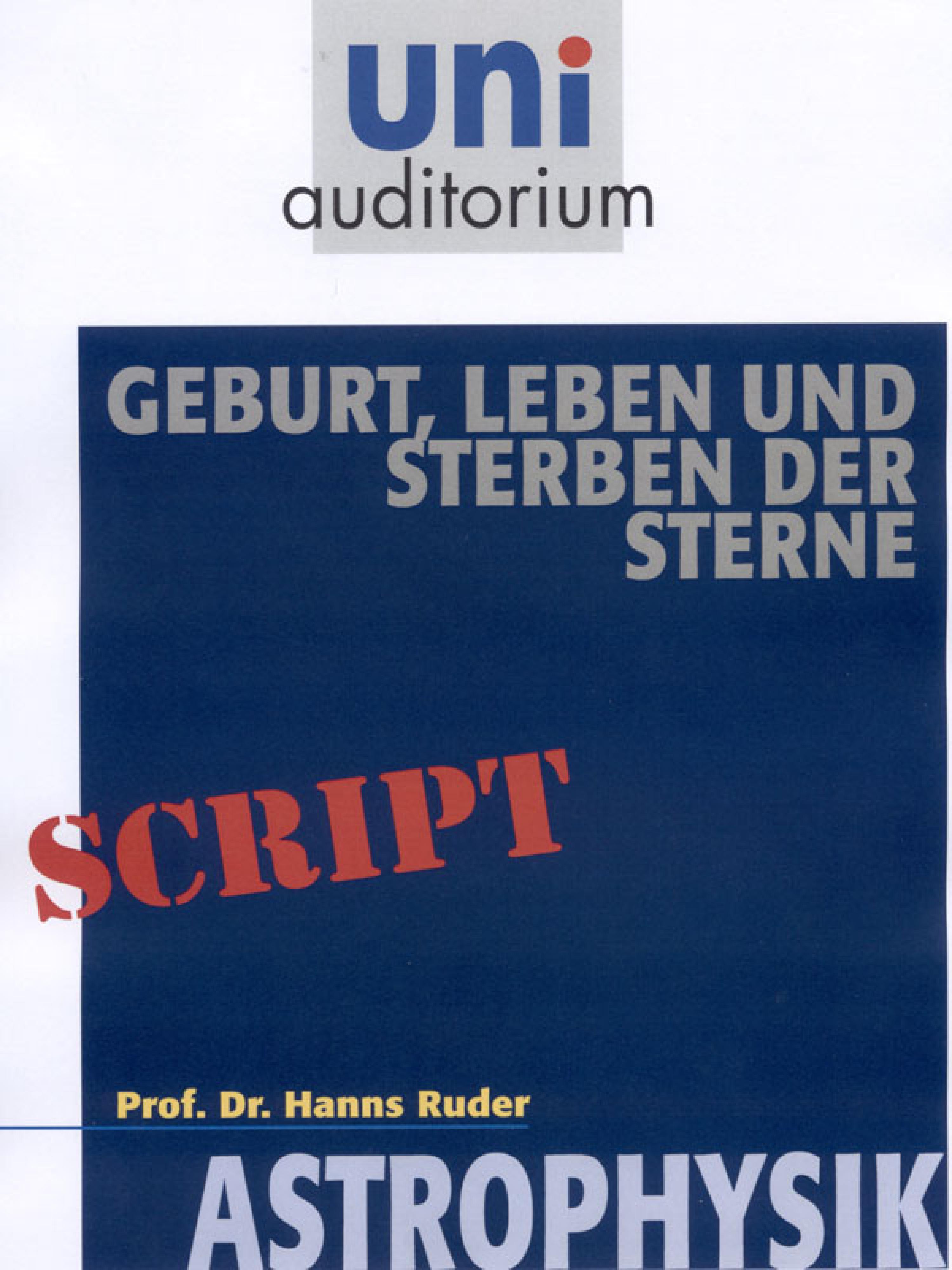 Обложка книги «Geburt, Leben und Sterben der Sterne»