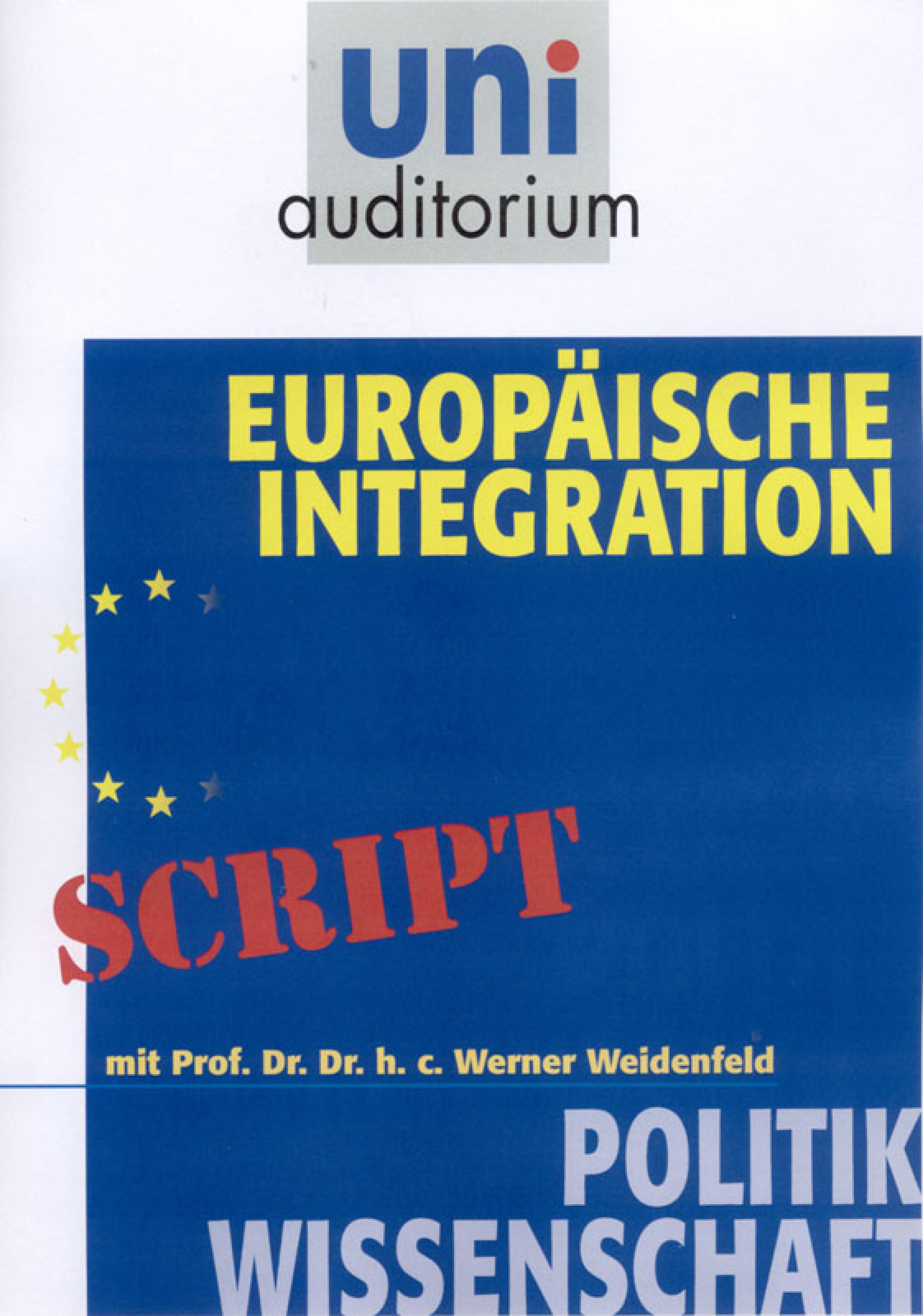 Обложка книги «Europäische Integration»