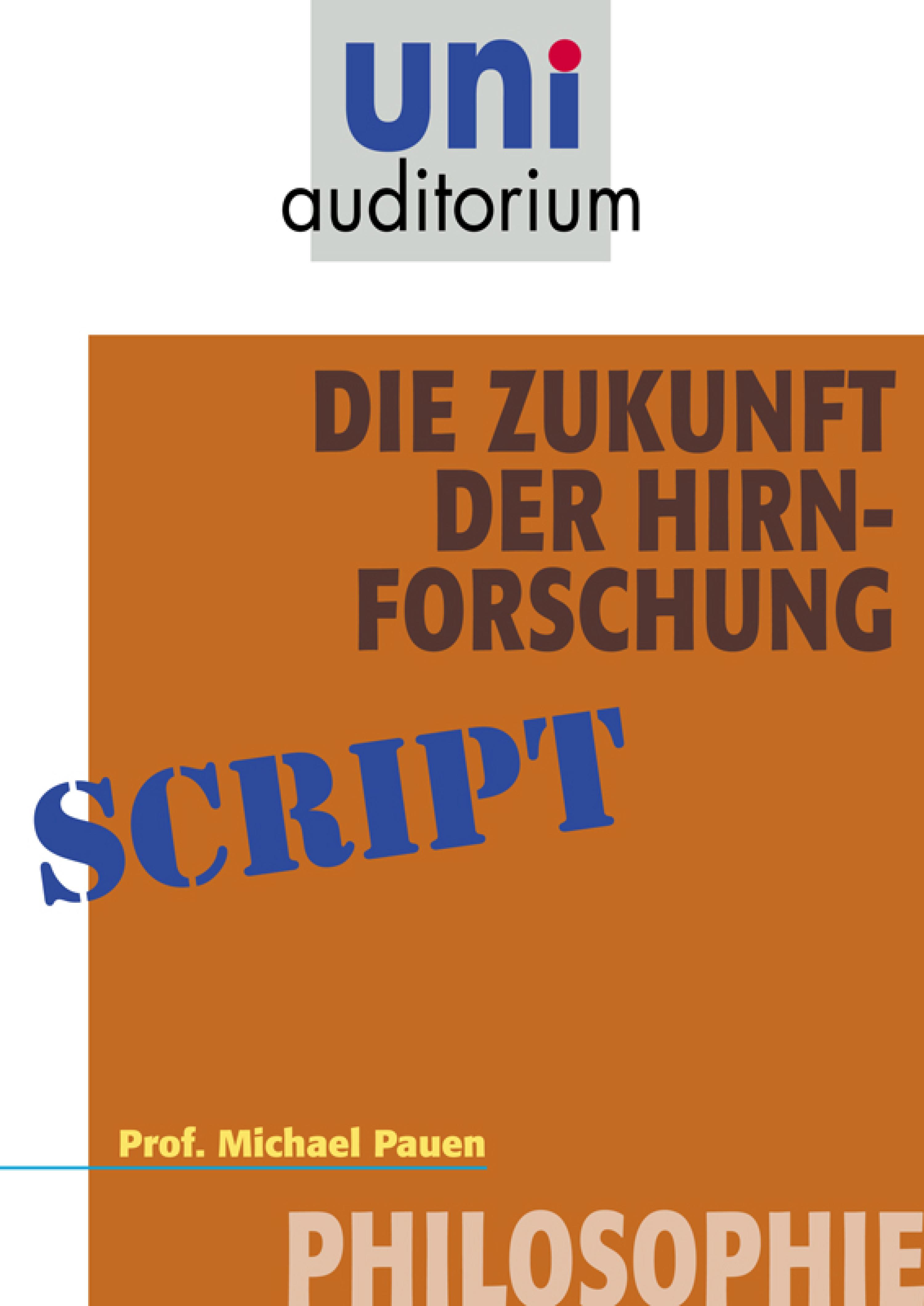 Обложка книги «Die Zukunft der Hirnforschung»