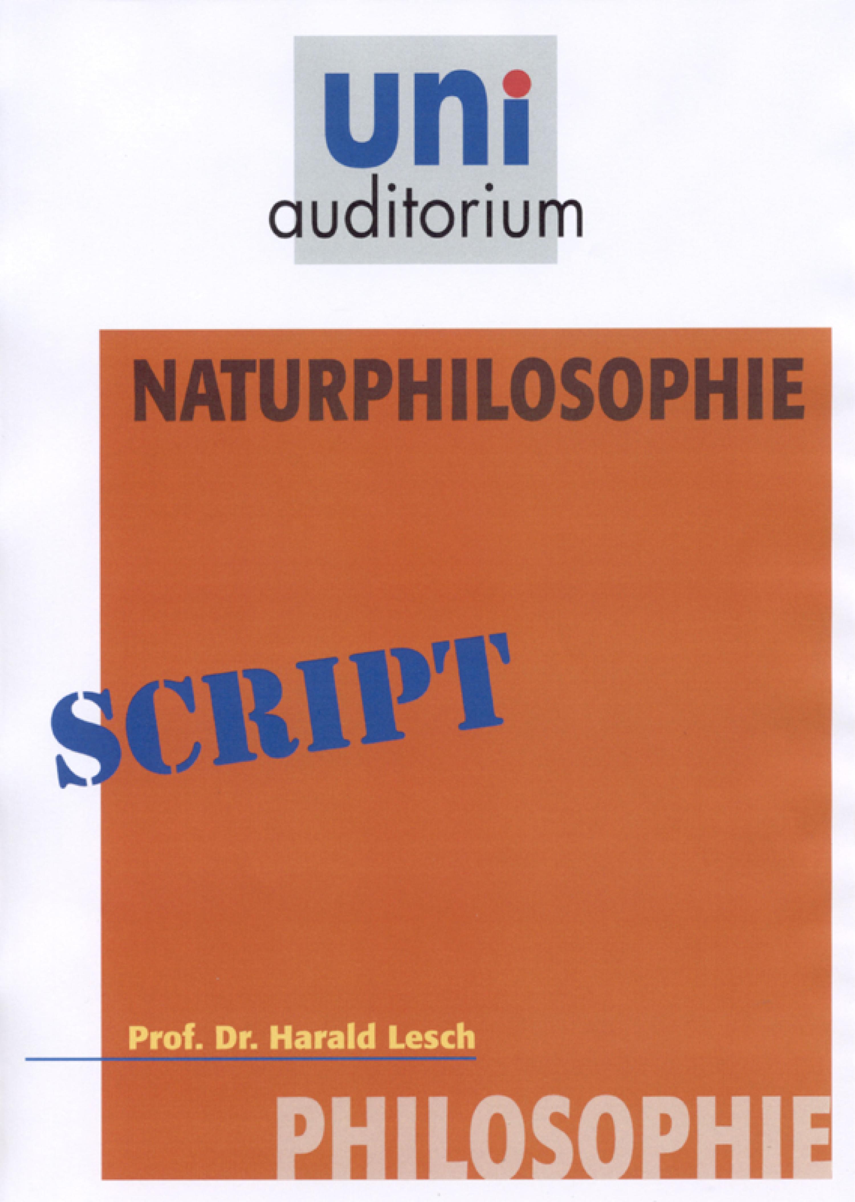 Обложка книги «Naturphilosophie»