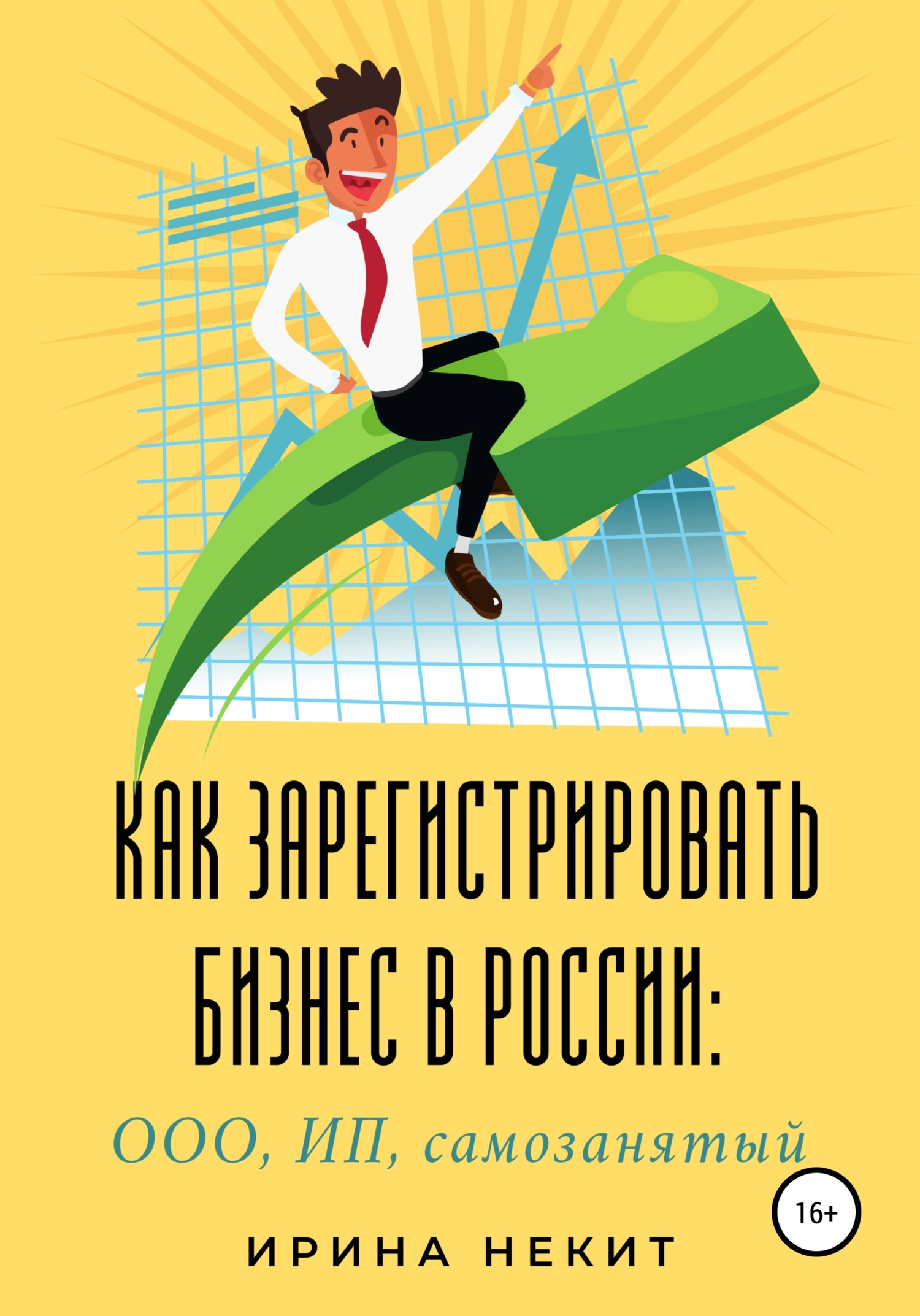 Обложка книги «Как зарегистрировать бизнес в России: ООО, ИП, самозанятый»