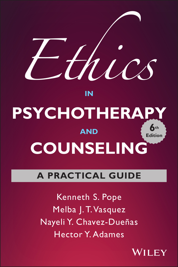 Обложка книги «Ethics in Psychotherapy and Counseling»