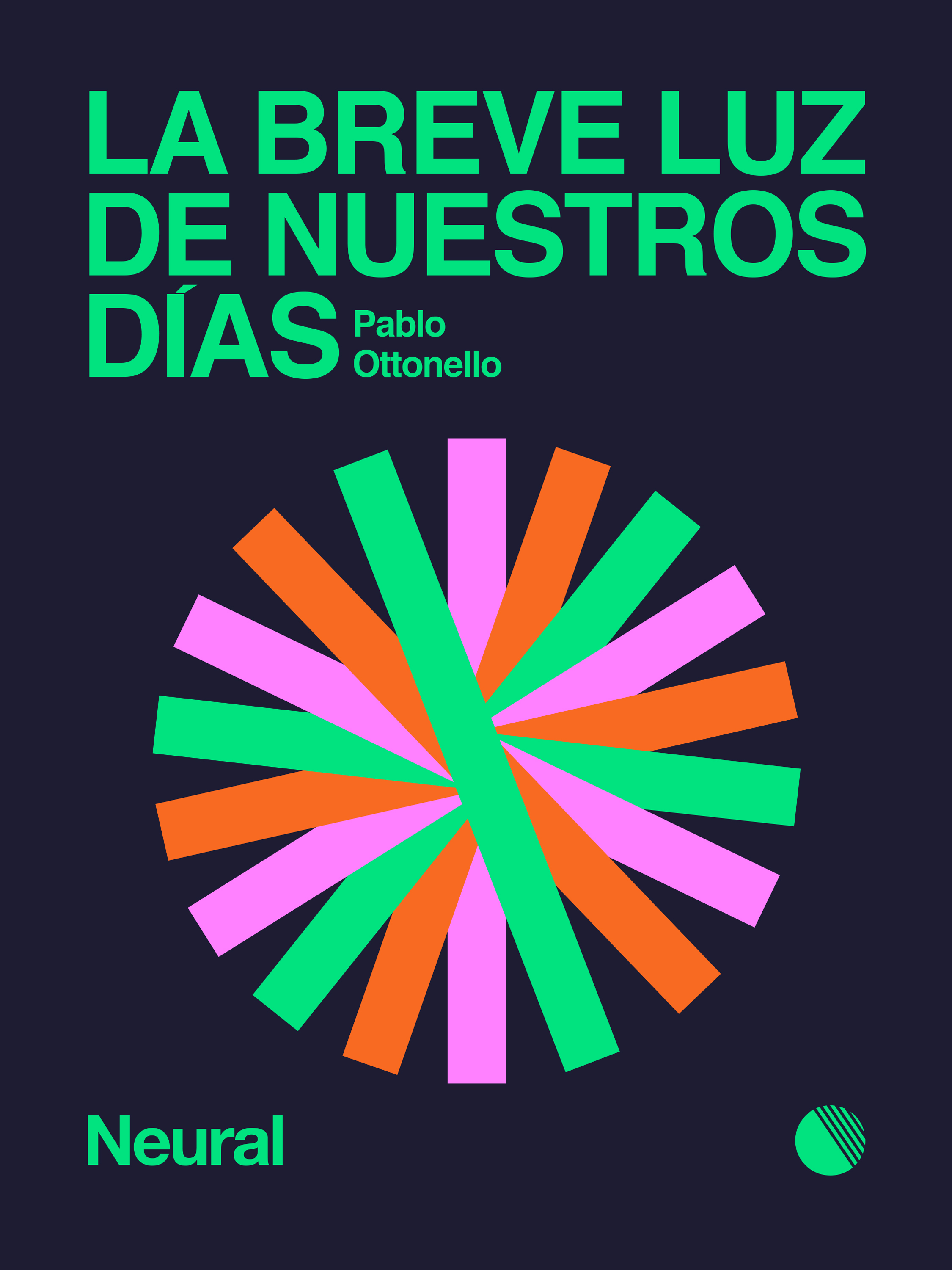 Обложка книги «La breve luz de nuestros días»