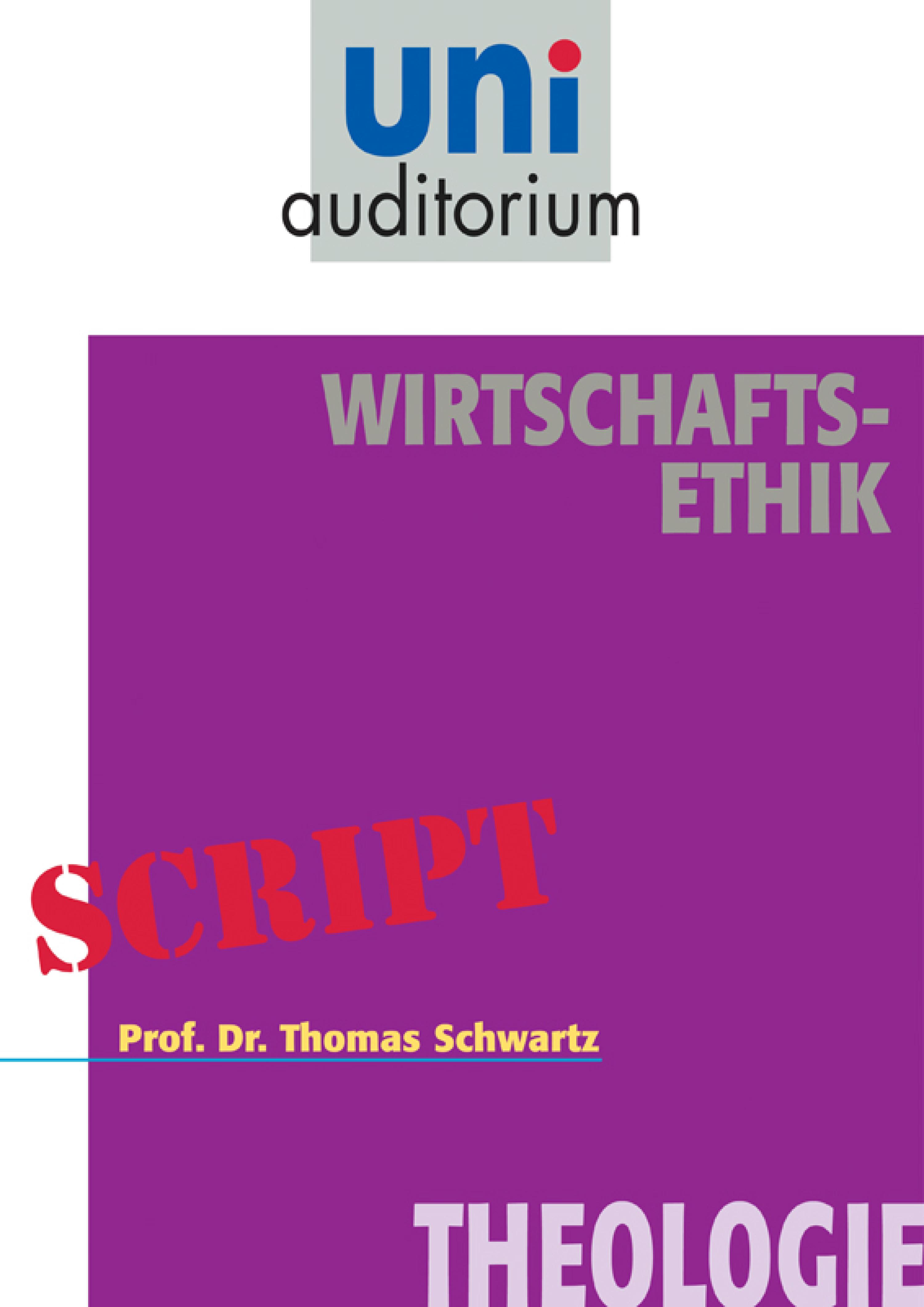 Обложка книги «Wirtschafts-Ethik»